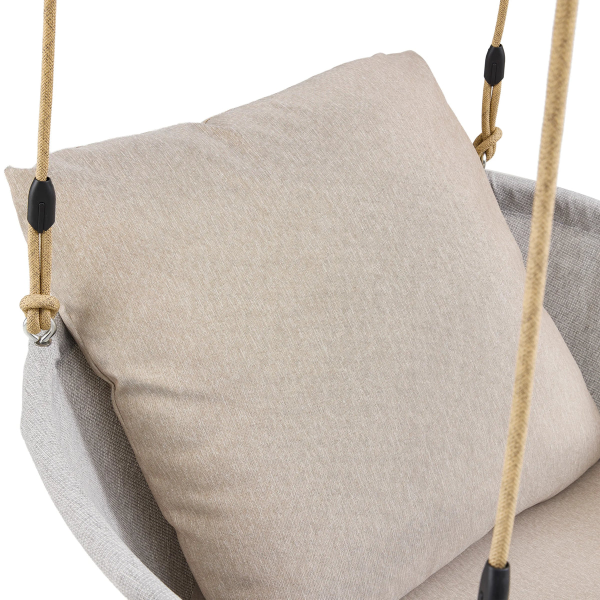 Skylo-riippuvan tuolin beige tyyny köysikiinnityksellä, valmistaja hjh LIVING