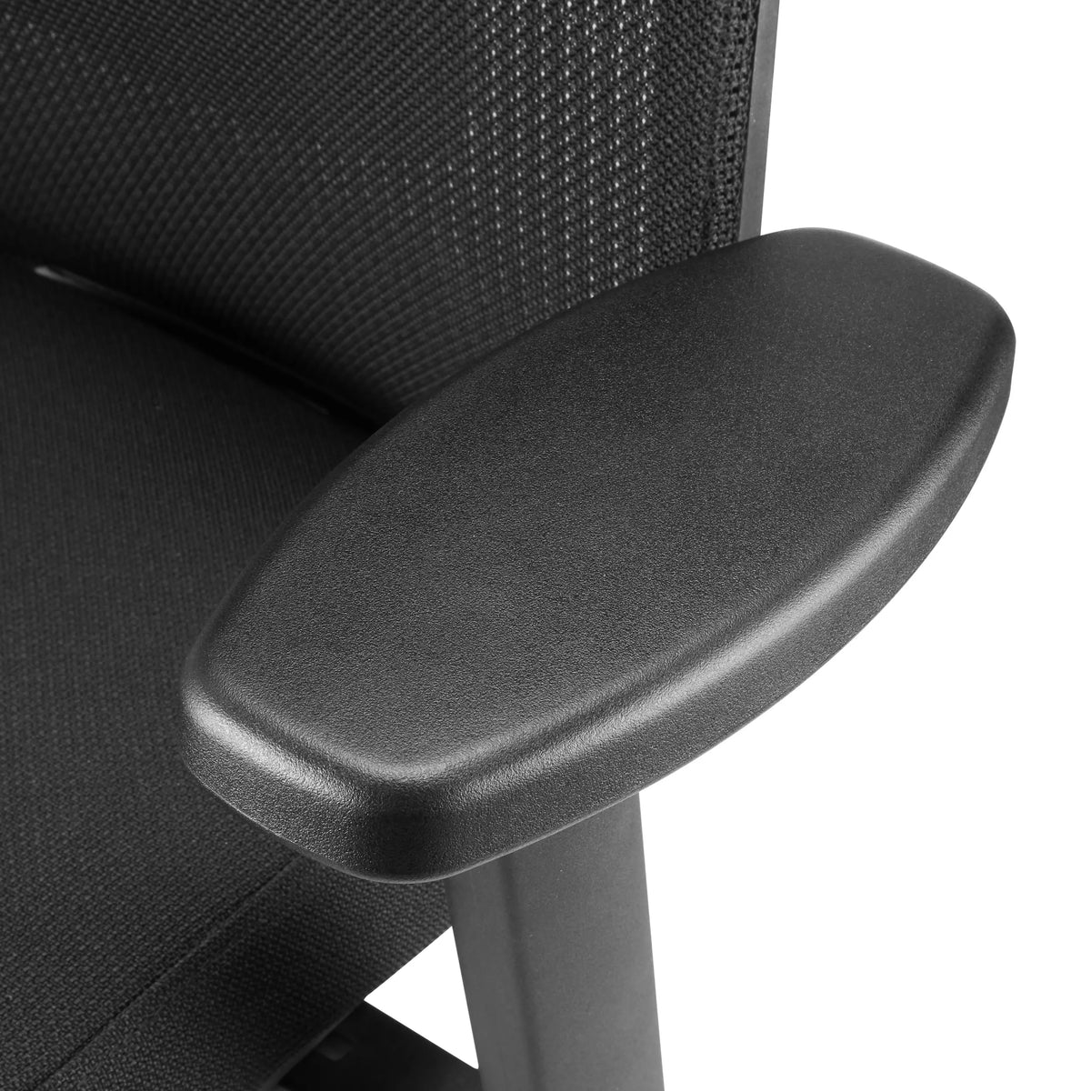 Ammattitason toimistotuoli Skandis-tuolin musta käsinoja, valmistaja hjh OFFICE