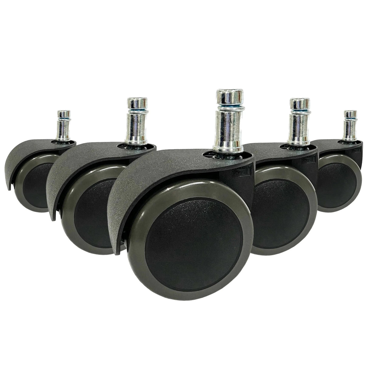 5x ROLO EASY 11mm/50mm | Hartböden - Stuhlrollen - buerostuhl24