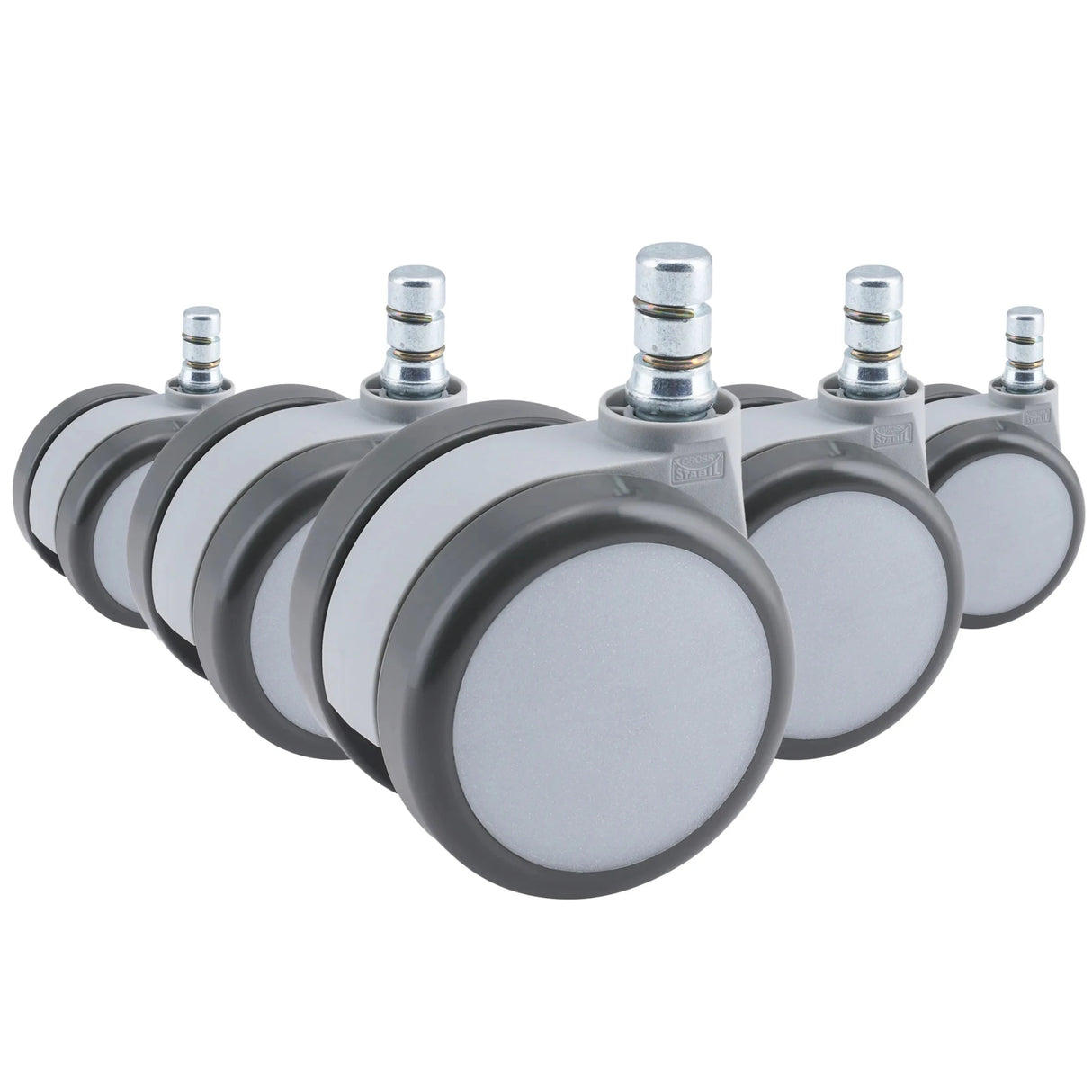 5x ROLO MOVE 60 11mm/60mm Kovat lattiat - Tuolin rulla