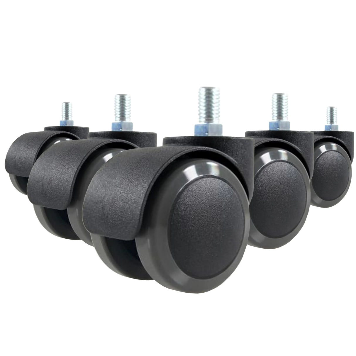 5x ROLO M10/50mm Kovat lattiat - Tuolin rulla