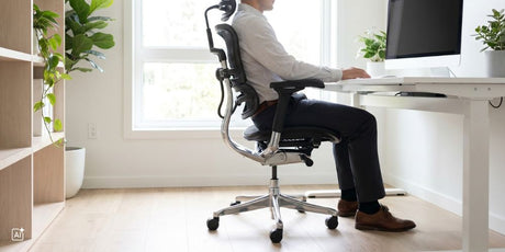 Optimale Sitzhöhe Bürostuhl - Richtig sitzen am Arbeitsplatz