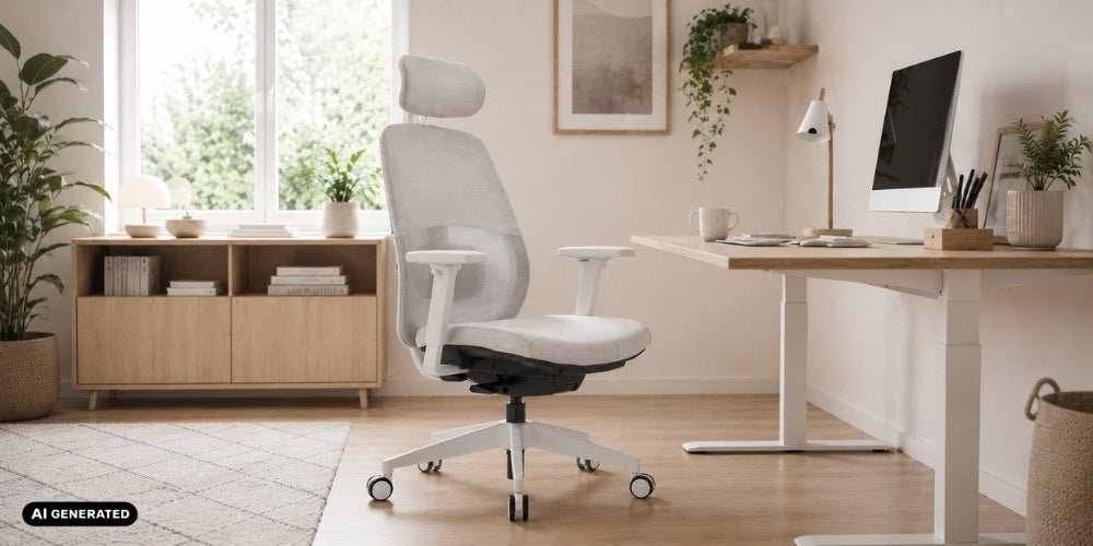 Günstig einkaufen: Ergonomische Büromöbel in Weiß gibt's bei buerostuhl24 - buerostuhl24