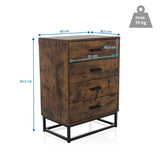 Lipasto VINSTRA mitat 60 × 83,5 cm ja enimmäiskuormitus 70 kg, valmistaja hjh LIVING