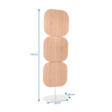 Väliseinä FLEXMIUT W mitan piirustus, korkeus 174 cm ja jalka 50 x 30 cm, valmistaja hjh OFFICE