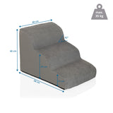 Lemmikkien porras PAWY STEP 3 mittapiirros 40 × 58 cm ja kantavuus 35 kg, valmistaja hjh LIVING