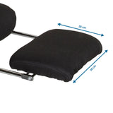 Home Office -toimistotuoli RELAX CL190 -jalkatuen mitat: leveys 20 cm ja syvyys 38 cm, valmistaja MyBuero