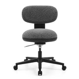 Harmaa Home Office -toimistotuoli SITMOTION B pehmustetulla istuimella ja viidellä pyörällä, valmistaja hjh OFFICE – 360 asteen näkymä (etunäkymä 0°)