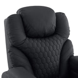 Mustan Game Sport RX-lepotuolin kenno-tikattu selkänoja, valmistaja hjh OFFICE