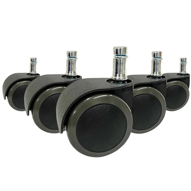 5x ROLO EASY 11mm/50mm | Hartböden - Stuhlrollen - buerostuhl24