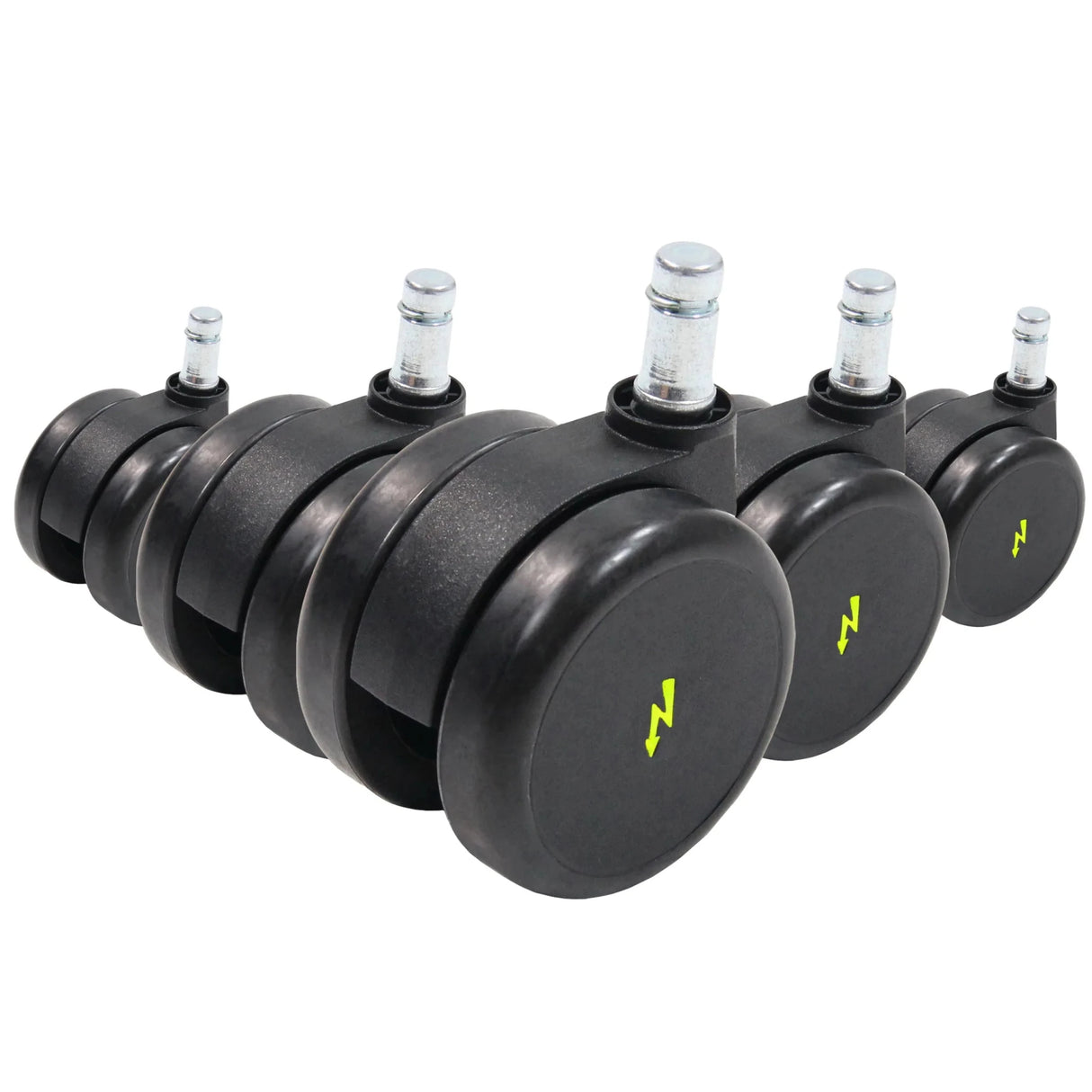 5x ROLO ESD 11mm/65mm Kovat lattiat - Tuolin rulla 