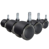 5x ROLO FIX 10mm/50mm Kovat lattiat - Tuolin rulla 