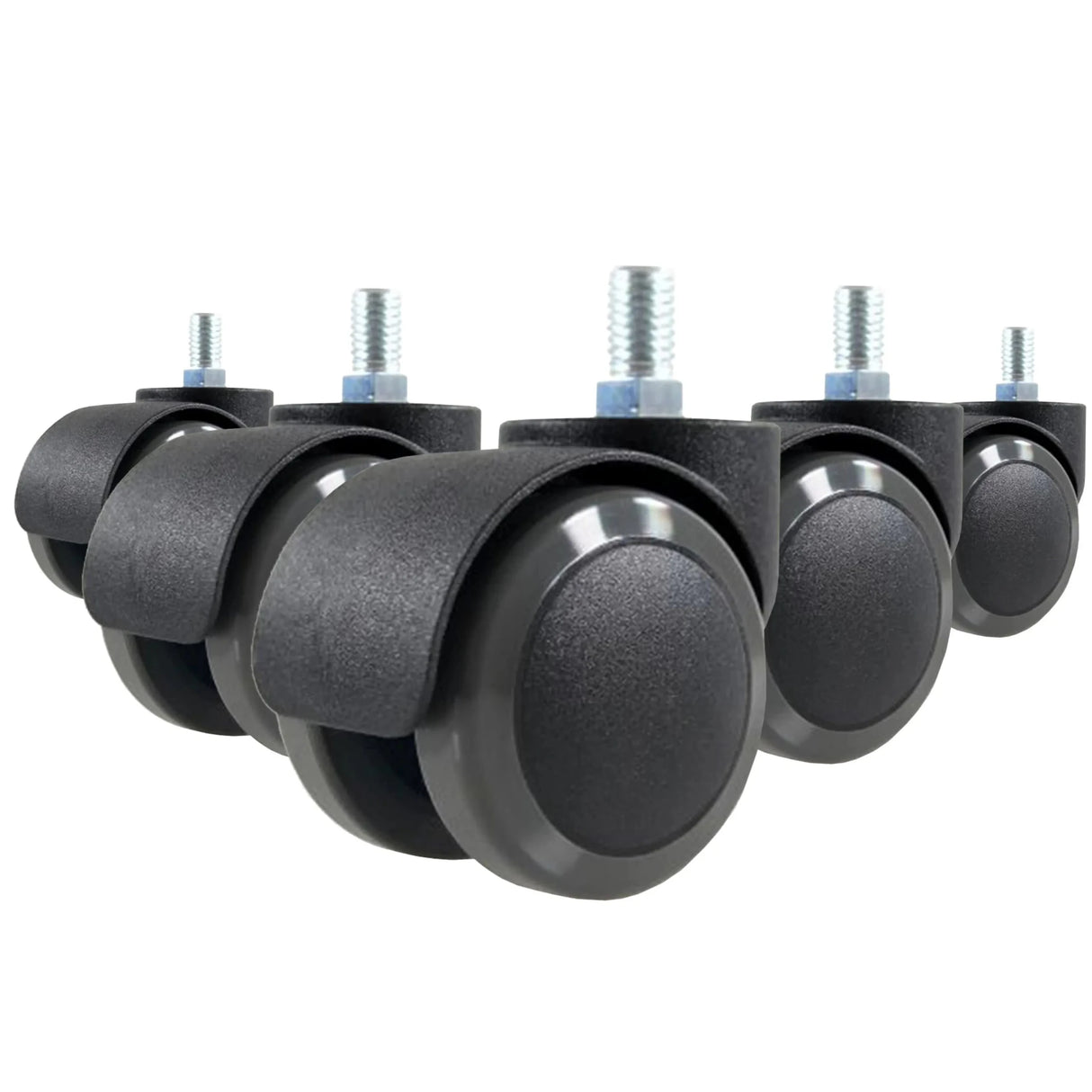 5x ROLO M10/50mm Kovat lattiat - Tuolin rulla 
