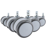 5x ROLO MOVE 60 11mm/60mm Kovat lattiat - Tuolin rulla 