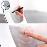 Atmungsaktives Netzgewebe der Rückenlehne des Profi-Bürostuhls ASPEN WHITE PRO in Grau und Weiß von hjh OFFICE