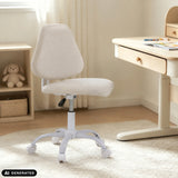 Beige Lumikid lasten pyörivä tuoli pyörillä ja kaasujousella, valmistaja hjh OFFICE (tekoälyllä luotu kuva)