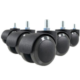 5x ROLO M10/50mm Kovat lattiat - Tuolin rulla 