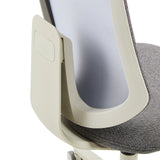Seitliche Rückenlehnenstütze des Home-Office-Bürostuhls Sitflex Lady in Grau von hjh OFFICE
