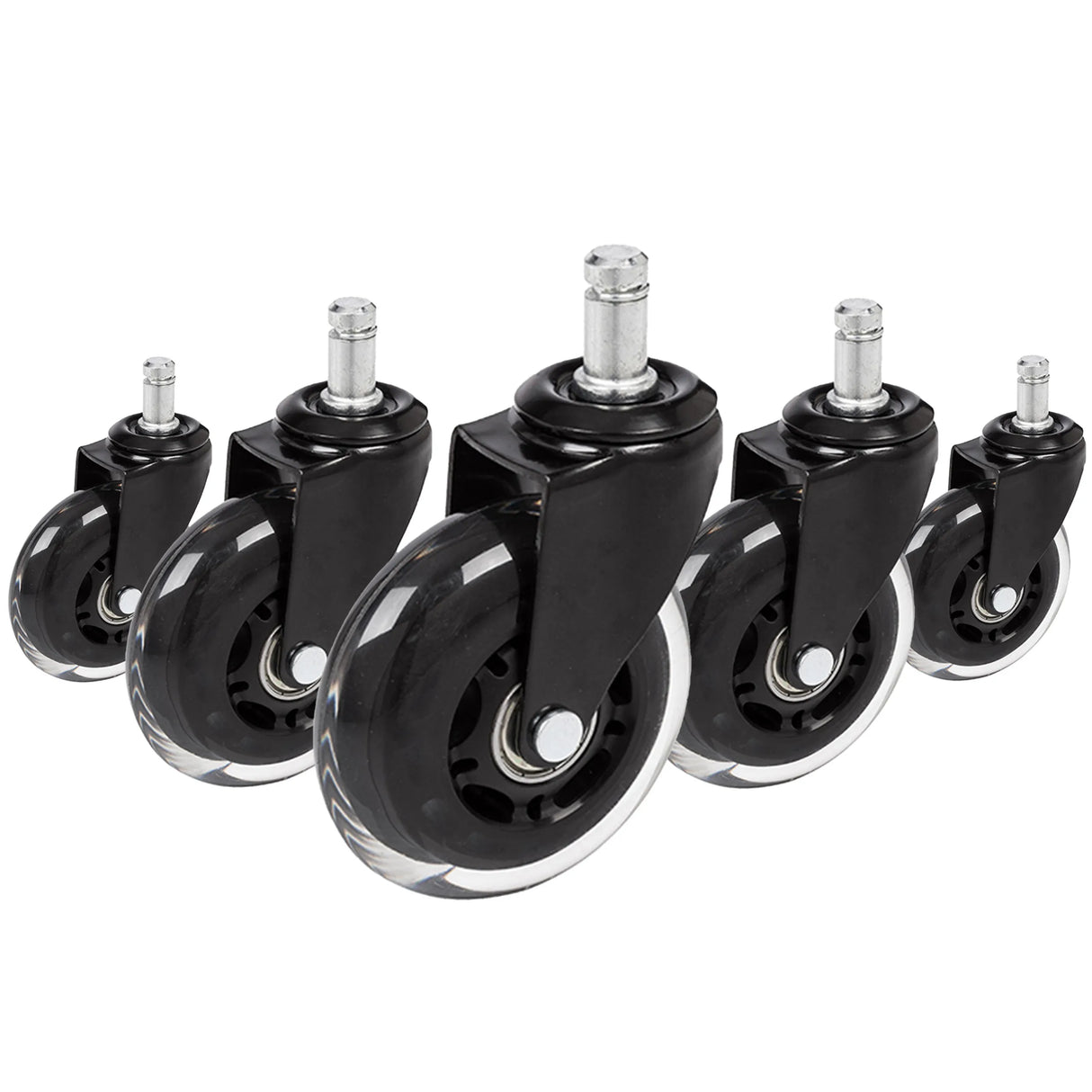5x ROLO SKATE ST 11mm/75mm Kovat lattiat - Tuolin rulla 