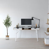 Tekokasvi OLIVE vihreänä valkoisessa ruukussa, valmistaja hjh OFFICE