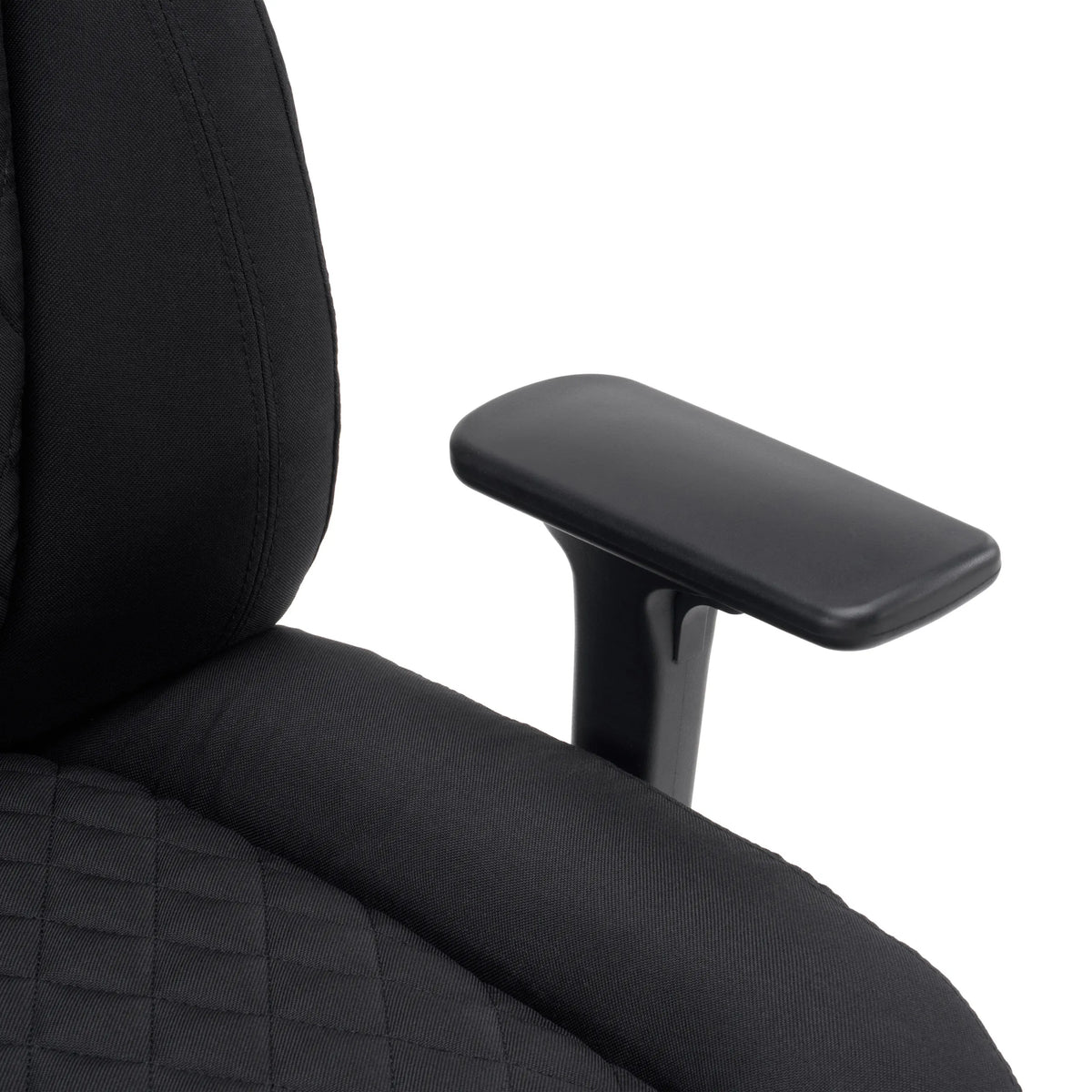 XXL Pullmann Gen2-pyörivän tuolin musta käsinoja kangasverhoilulla, valmistaja hjh OFFICE
