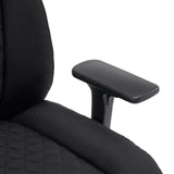 XXL Pullmann Gen2-pyörivän tuolin musta käsinoja kangasverhoilulla, valmistaja hjh OFFICE