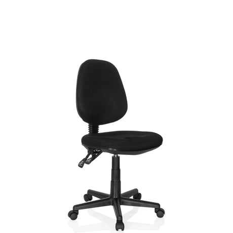 Musta Home Office -toimistotuoli CITY 25 kangasverhoilulla ja ristikolla valmistaja hjh OFFICE