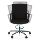 Ammattitason toimistotuoli MOVE-TEC 3D-tuolin musta 360 asteen kääntötoiminto, valmistaja hjh OFFICE