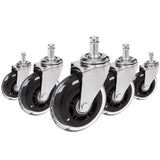 5x ROLO SKATE CT 11mm/75mm Kovat lattiat - Tuolin rulla 
