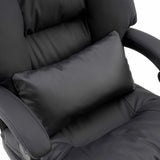 Relax Legoro Home Office -toimistotuolin lanneuudistus mustasta keinonahasta, valmistaja MyBuero