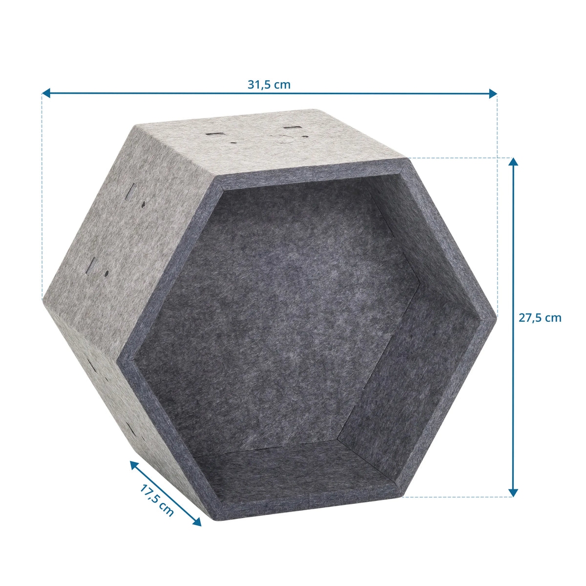 Väliseinä FLEXMIUT STORE S mittoineen 31,5 × 27,5 cm, valmistaja hjh OFFICE