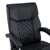 Mustan Relax Prestio Home Office -toimistotuolin vinoneliöprikattu selkänoja, valmistaja MyBuero