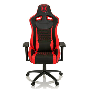 Pelituoli GAMEBREAKER SX 04 musta-punainen, tikattu verhoilu ja alaselän tuki, valmistaja hjh OFFICE