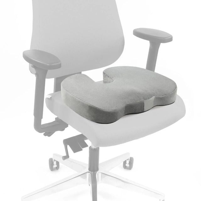 Harmaa Istuintyyny MEDISIT VIII ergonomisella muodolla toimistotuolilla, valmistaja hjh OFFICE