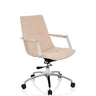 Home Office -toimistotuoli SARANTO II beige, käsinojat ja kromattu jalka, valmistaja hjh OFFICE