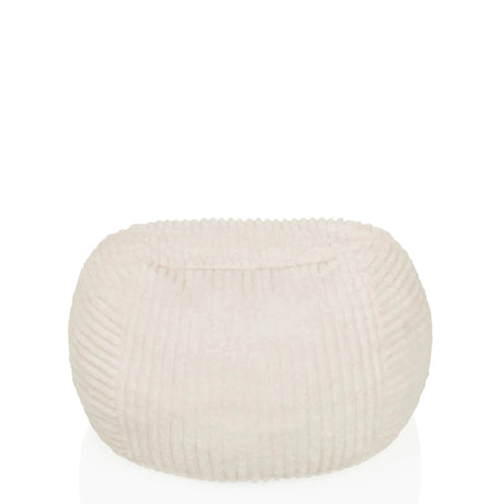 Beige istuinsäkki Sitzolo R uritetulla pintarakenteella, valmistaja hjh LIVING